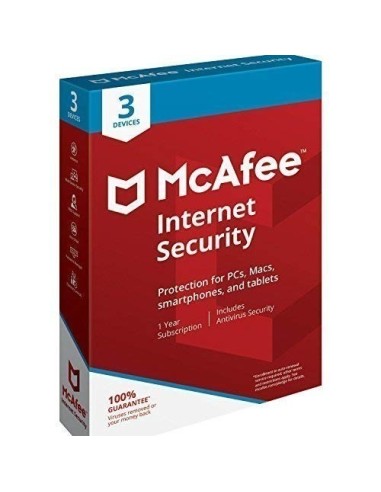 McAfee Internet Security 2020 3 Dispositivos 1 Año