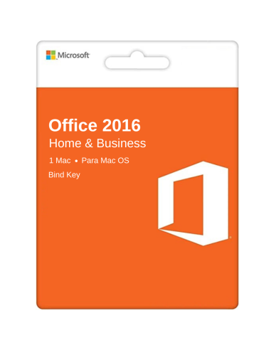 Office 2016 (Mac OS) Home & Business  - Permanente (Reinstalable)